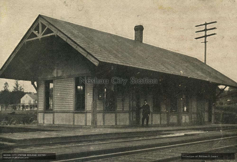 Postcard: Station, Cannon, Connecticut